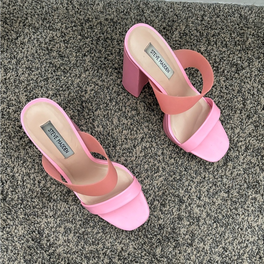 Steve Madden Blush and Pink Heels